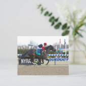 Junior Alvarado met Flat Calm Briefkaart (Staand voorkant)