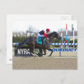 Junior Alvarado met Flat Calm Briefkaart (Voorkant / Achterkant)