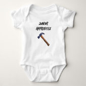 Junior Apprentice Hammer Carpenter Chippie Tradie Romper (Voorkant)