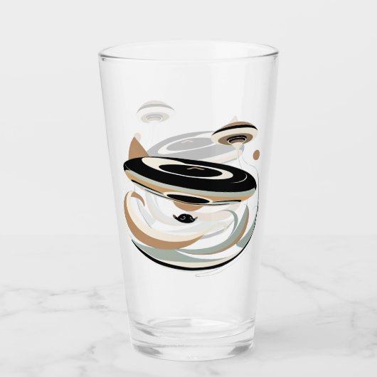 Junior Aquatics glazen tumbler (Voorkant)