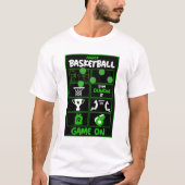 Junior Basketball Players T-Shirt (Voorkant)
