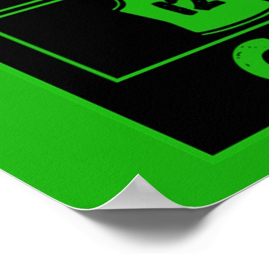 Junior Basketball-spelers Poster (Hoek)