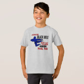 Junior Black Belt 2.1 T-shirt (Voorkant volledig)