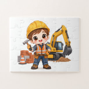 Junior bouwploeg legpuzzel