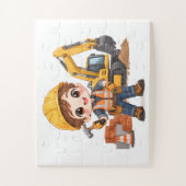 Junior bouwploeg legpuzzel (Verticaal)