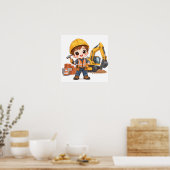 Junior Bouwploeg Poster (Keuken)