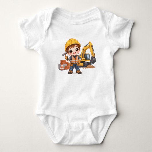 Junior Bouwploeg Romper (Voorkant)