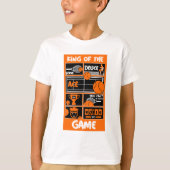 Junior Boys Tennis Player T-shirt (Voorkant)