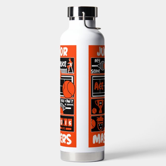 Junior Boys Tennis Player Waterfles (Links)