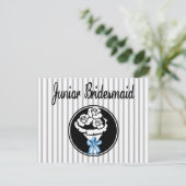 Junior Bridesmaid Briefkaart (Staand voorkant)