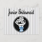 Junior Bridesmaid Briefkaart (Voorkant)