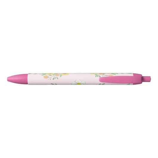 Junior Bridesmaid Floral Zwarte Inkt Pen (Achterkant)