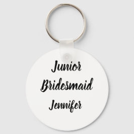 Junior Bridesmaid Gift Custom Name Gifts Wedding Sleutelhanger