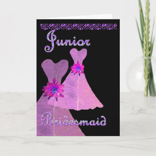 Junior Bridesmaid Invitation PINK Gown