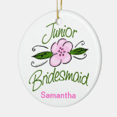 Junior Bridesmaid Keramisch Ornament (Links)
