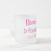 Junior Bridesmaid Matglas Koffiemok (Voorkant links)