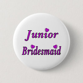Junior Bridesmaid Simply Love Ronde Button 5,7 Cm