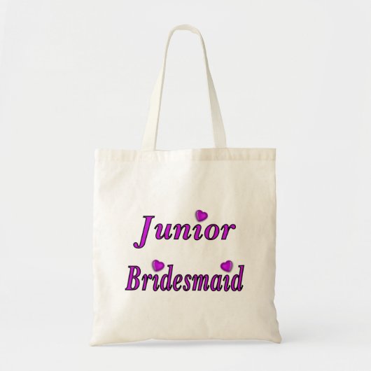 Junior Bridesmaid Simply Love Tote Bag (Voorkant)