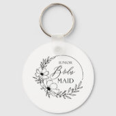 junior bridesmaid sleutelhanger (Voorkant)