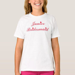 Junior Bridesmaid Vrijgezellenfeest Wedding Tankto T-shirt