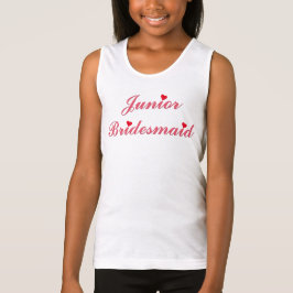 Junior Bridesmaid Vrijgezellenfeest Wedding Tankto T-shirt