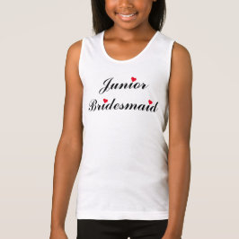 Junior Bridesmaid Vrijgezellenfeest Wedding Tankto T-shirt