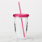 Junior Bridesmaid Wedding Favor Acrylic Tumbler Acryl Drinkbeker (Links)