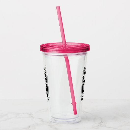 Junior Bridesmaid Wedding Favor Acrylic Tumbler Acryl Drinkbeker (Links)