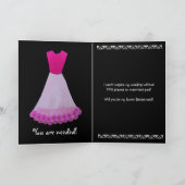 Junior Bruidsmeisje Roze & Witte jurk Bloemen Trim (Binnen)