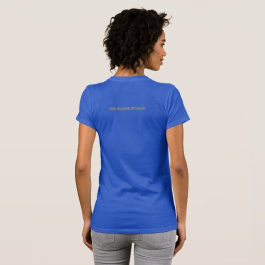 Junior Champion of Tarrytown Basic T-shirt (blauw) (Achterkant volledig)