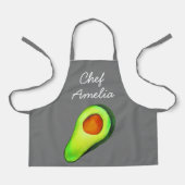Junior chef avocados kleurrijke kinderen schort (Voorkant)