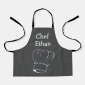 Junior chef boys gourmet kinder schort (Voorkant)