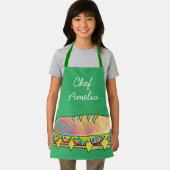 Junior chef subsanndwich kleurrijke kinderen schort (Insitu)