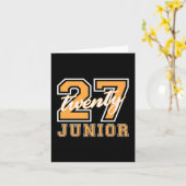 Junior Class 2027 Afstuderen Terug naar school Sin Kaart (Gele Bloem)