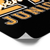 Junior Class 2027 Afstuderen Terug naar school Sin Poster (Hoek)