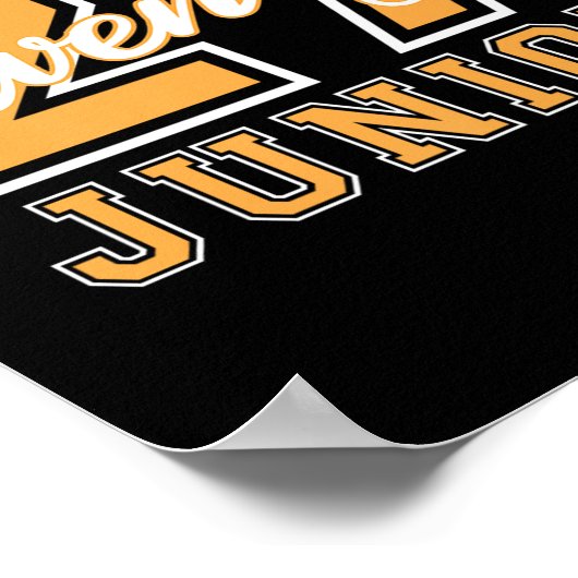 Junior Class 2027 Afstuderen Terug naar school Sin Poster (Hoek)