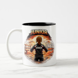 Junior Coach Mug - Gymnastics Gift Tweekleurige Koffiemok