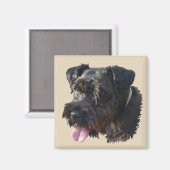 Junior De Schnauzer, magneet (Voorkant / Achterkant)
