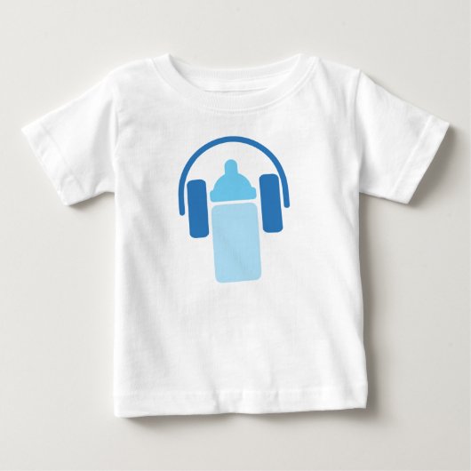 Junior DJ - Hoofdtelefoon en bottelpictogram (Voorkant)