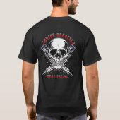 Junior Dragster Drag Racing Skull T-shirt (Achterkant)