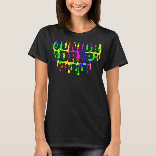 Junior Drip 11e graad terug naar het middelbaar on T-shirt (Voorkant)
