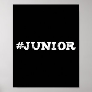 Junior elfde klas student of leraar trendy gi poster