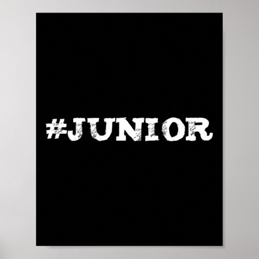 Junior elfde klas student of leraar trendy gi poster (Voorkant)
