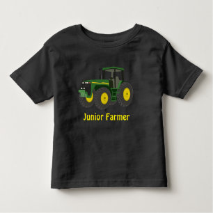 "Junior Farmer" en groene trekker Kinder Shirts