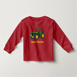 "Junior Farmer" en groene trekker Kinder Shirts