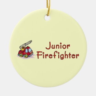 Junior Firefighter Keramisch Ornament