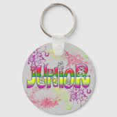 Junior - Flowers 2 Sleutelhanger (Voorkant)