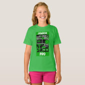 Junior Girl Tennis Player T-Shirt (Voorkant volledig)
