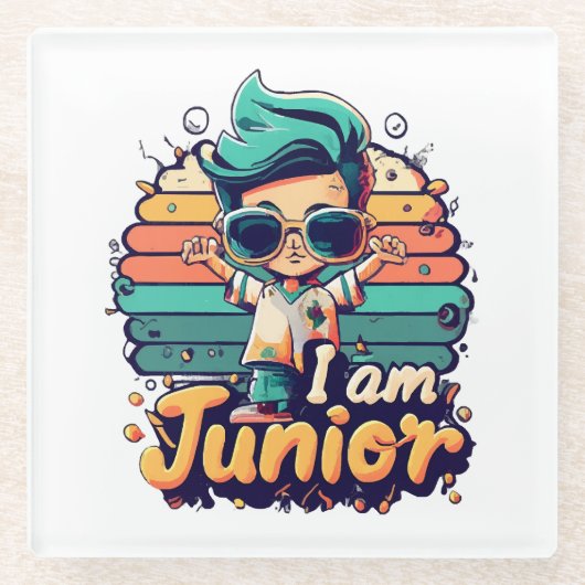 Junior Glazen Onderzetter (Voorkant)