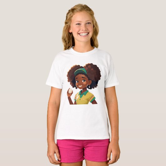 Junior Golf T-shirt (Voorkant volledig)